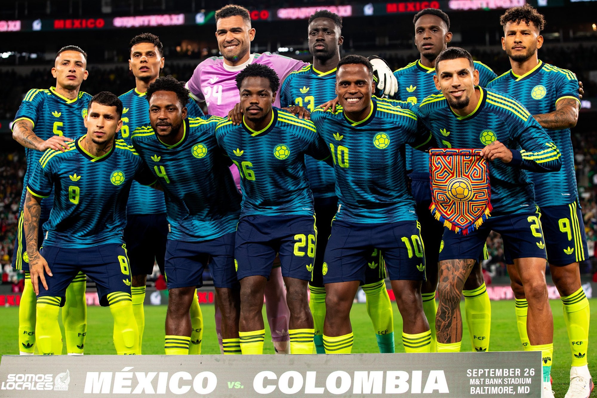 Colombia team lineup